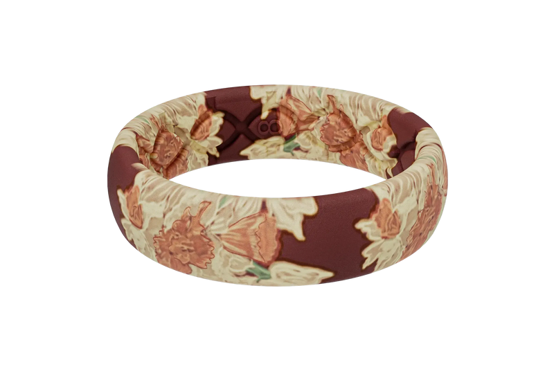 March Daffodils Thin Ring