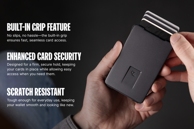 Groove Wallet® - Gun Metal
