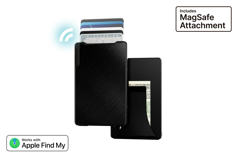 Groove Smart Wallet Trace with MagSafe - Midnight Black