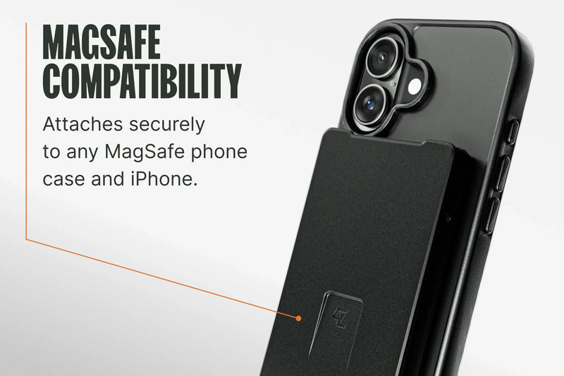 Groove Smart Wallet Trace with MagSafe - Midnight Black
