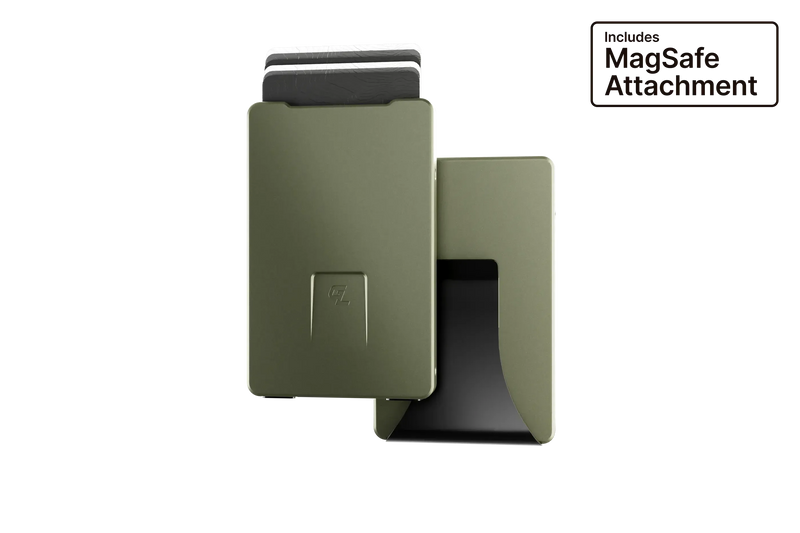 Groove Wallet® with MagSafe Plate - Base Camp Green