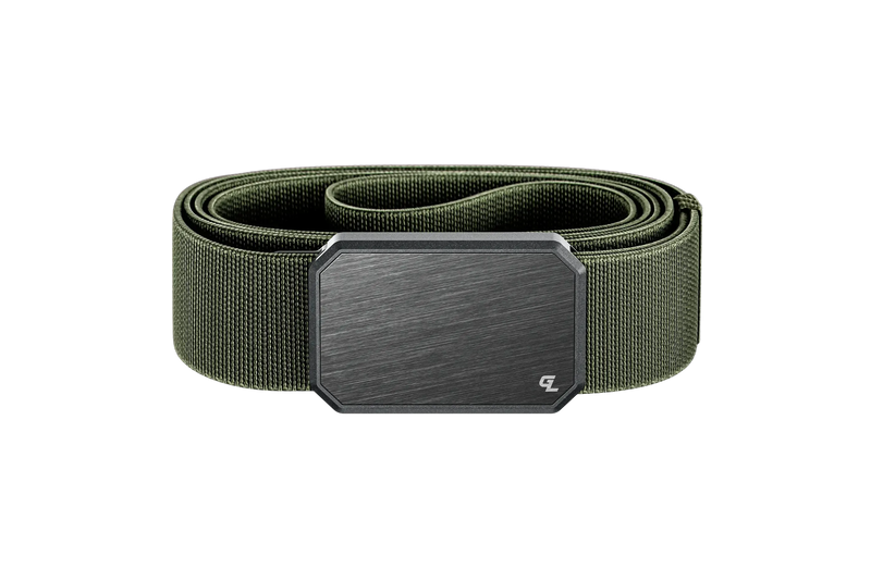 Groove Belt Gun Metal/Base Camp Green