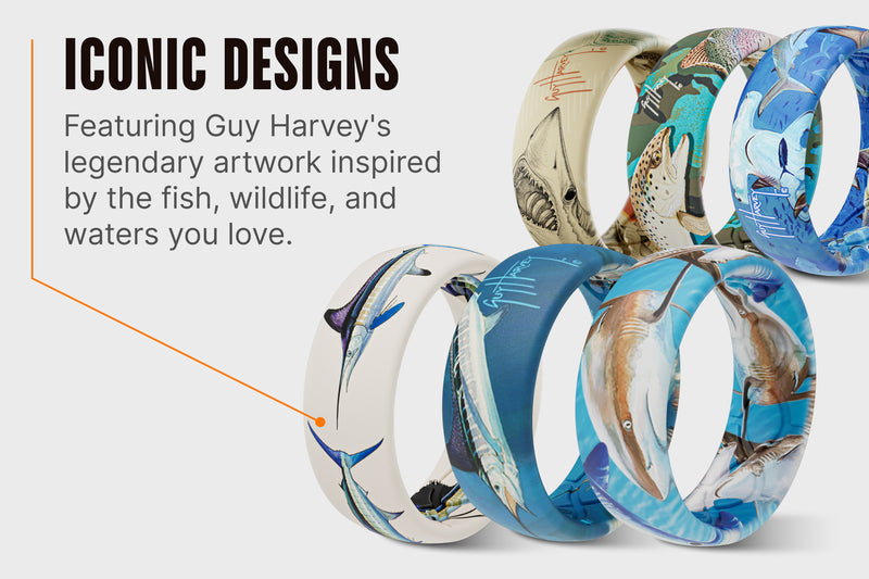 Guy Harvey Blue Marlin Ring