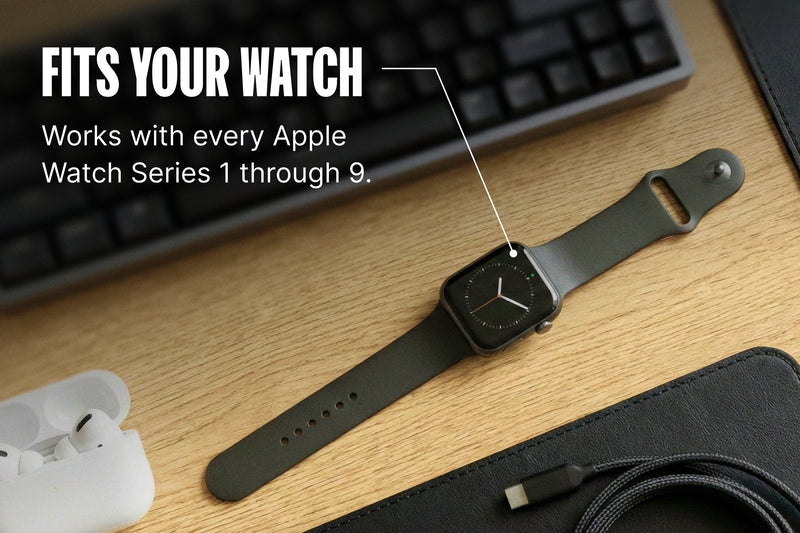 Apple Watch Band Solid Deep Stone Grey