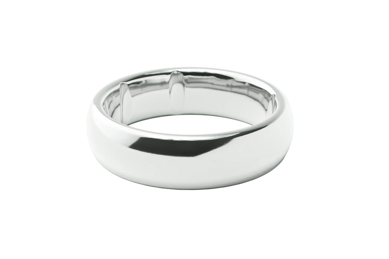 Groove Ring® Tungsten 6mm - Platinum