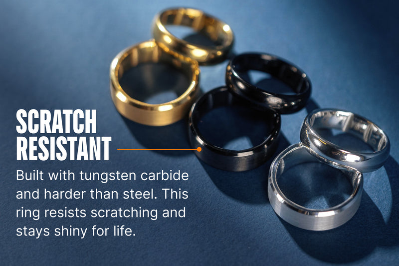 Groove Ring® Tungsten - 24k Gold