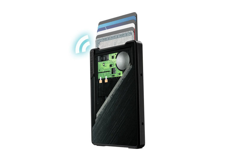 Groove Smart Wallet Trace with MagSafe - Midnight Black