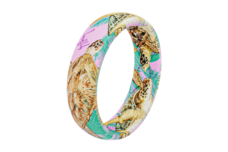 Guy Harvey Turtle Palms Thin Ring