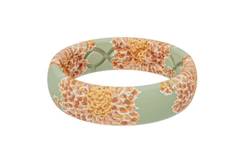 November Mums Thin Ring