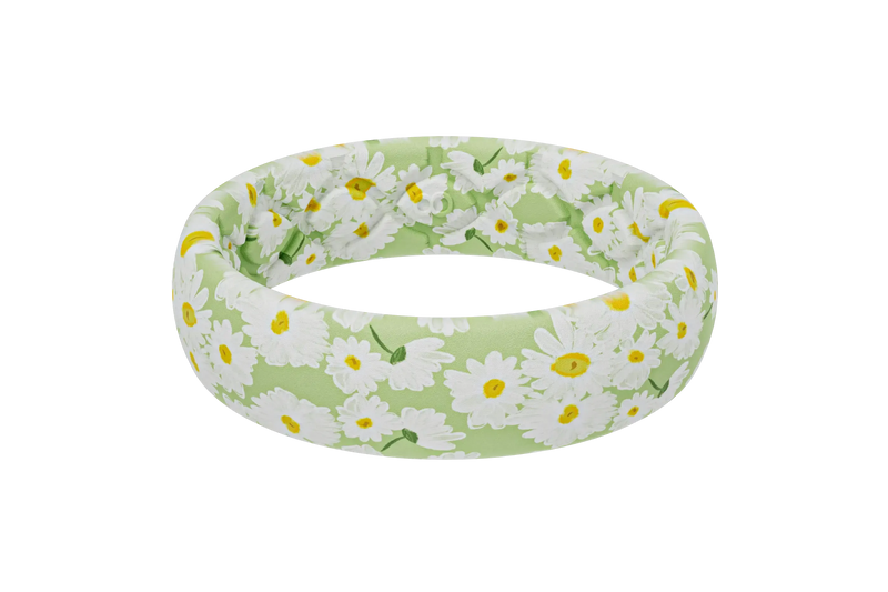 April Daisies Thin Ring